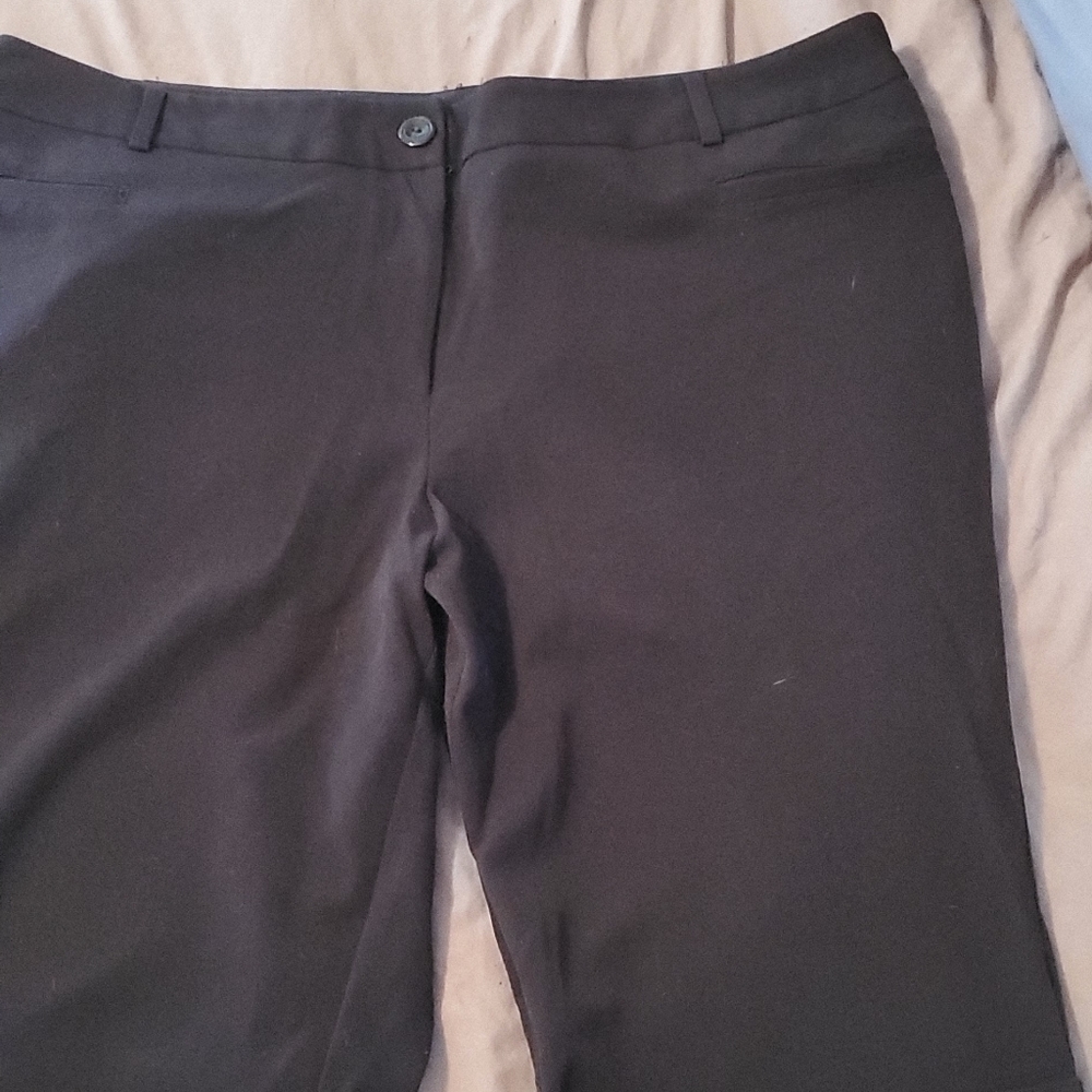 Courtenay brand capri black dress shorts sz 20W